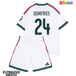 Real Madrid Denzel Dumfries #24 Dětské Domácí dres komplet 2026-27 Krátký Rukáv (+ trenýrky)